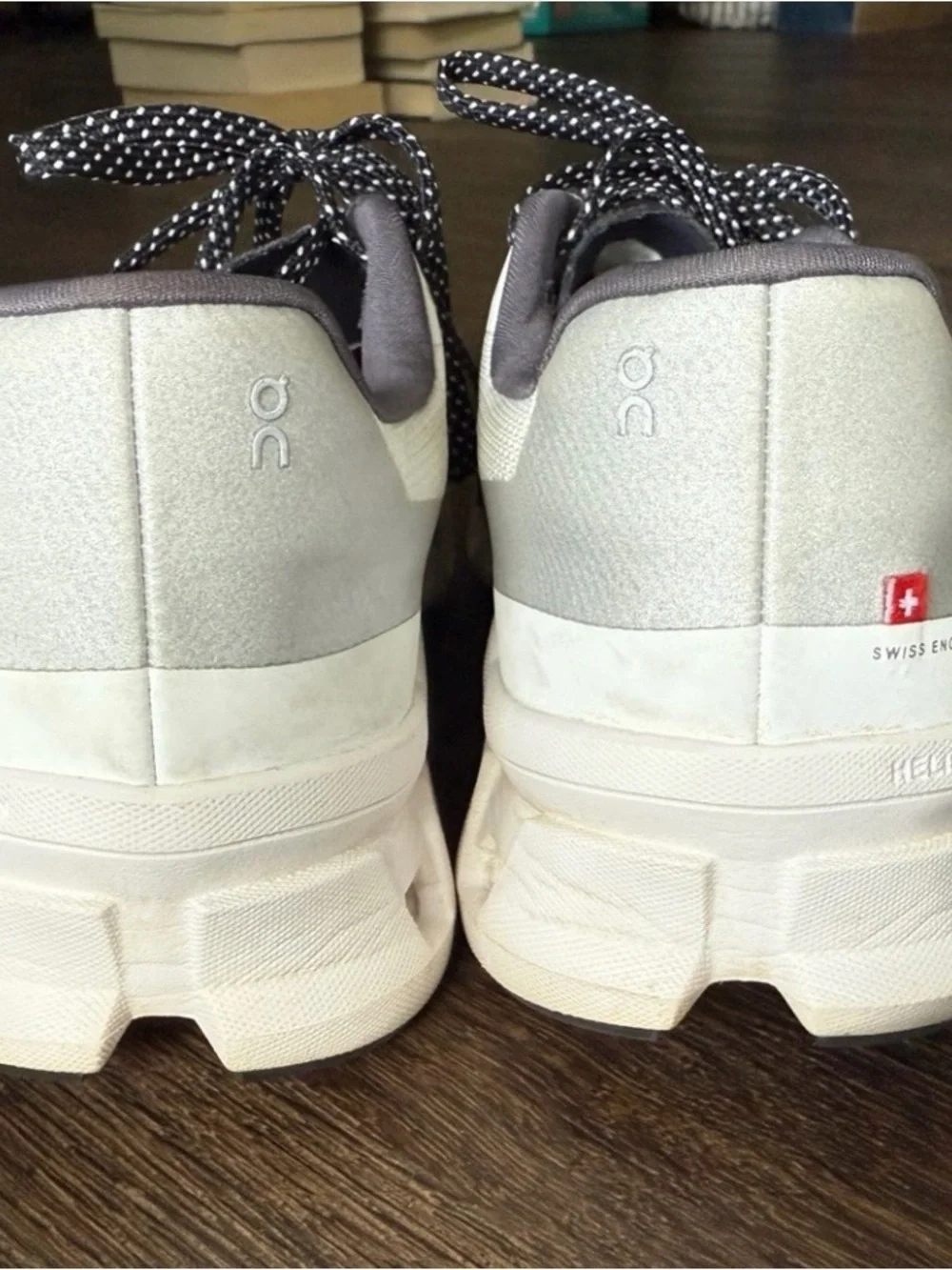 On Running Kids CloudTec White & Light Gray Sneakers